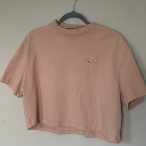 Pink Nike Crop Top